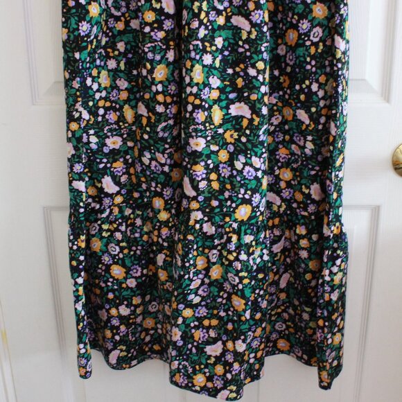 Tuckernuck Floral Midi Dress - Black and Multicolor - Picture 5 of 11